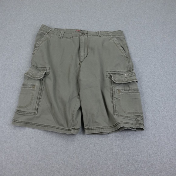 Unionbay‎ Mens 36 Cargo Shorts Olive Green Baggy Y2k Grunge Skater Outdoor Camp - Picture 1 of 6